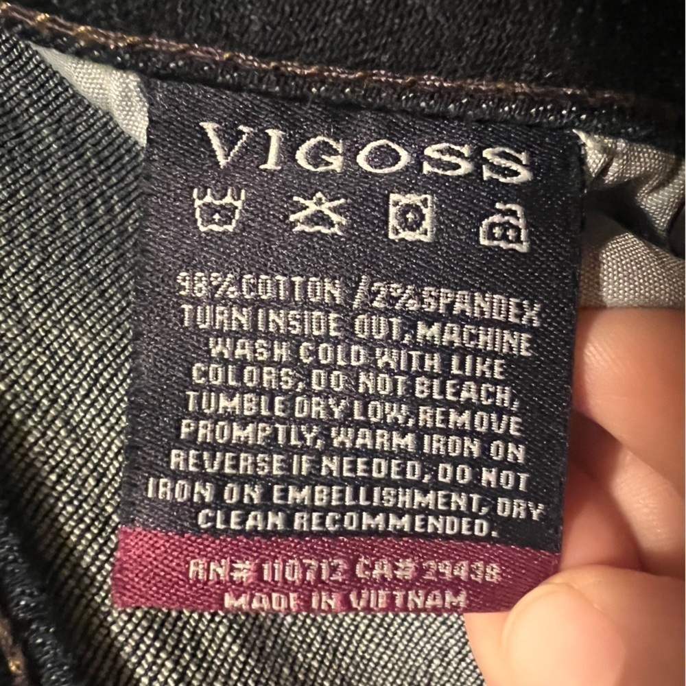 Vigoss The Thompson Tomboy Jeans Sz 26 - Picture 9 of 9